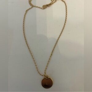 Pandora initial necklace letter L